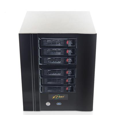 China With fan 6bays wifi NAS case hot swapfor 6 hard drive with 250w power supply for sale