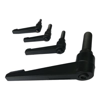 China Spoked M6 Lever Handle Straight Machine Adjustable Clamping Crank Handle For CNC Machine for sale