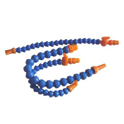 China 1/2 Round Plastic Coolant Hose Blue Oil Base Hinged Refrigerant Hose 1/4 3/8 for sale