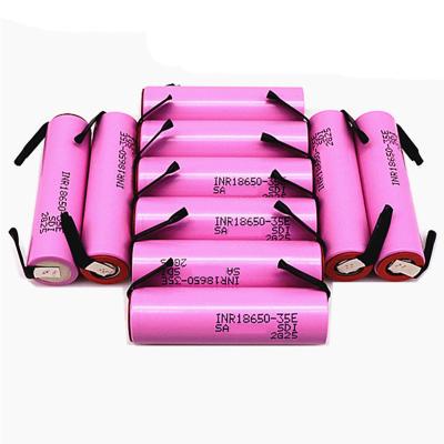 China Original Reciclado 3.7v Cylindrical INR 3500mah Lithium 18650 Battery Pack Toys 2022 Genuine Li-ion Batteries For Samsung for sale