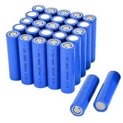 China Total Capacity 3.7v ICR Toys Rechargeable 2800 mAh Li-ion Lithium Ion Bat Battery 18650 Batteries For Power Tools for sale