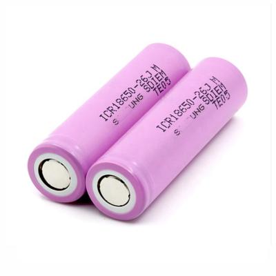 China Toys 100% Capacity Cheapest Price Cylindrical Rechargeable Li Ion Bateria Cell Power Safe ICR 18650 2600mah 3.7v Battery For Samsung for sale