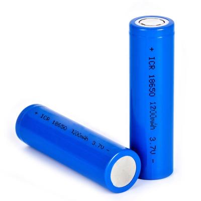 China Toys High Performance Cheap Price Flashlight Toys Replacement Batteries 1200 Cells 3.7v MAH Lithium Li Ion Battery Bateria 18650 Tester for sale