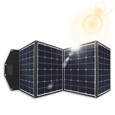 China China Shenzhen High Efficiency Foldable Monocrystalline Waterproof Portable Solar Panels 200 W Flexible Watt For Power Plant 565*560*22 mm (Folded) for sale