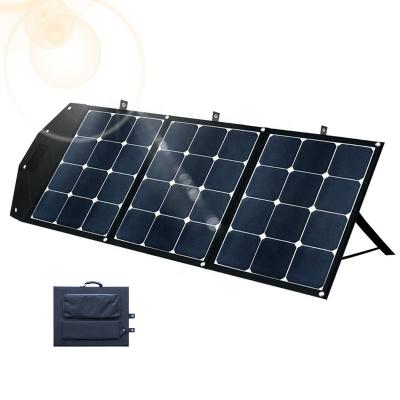 China Outdoor Adventures Emergency Off Grid Portable Folding Solar Panel 200w 685*520*15mm Higher Power Emergency Suitcase Conversion Efficiency (Folded) for sale