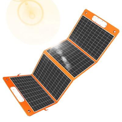 China Boosting Charger Hotsale Monocrystalline Folding Lightweight Foldable Solar Panel 100W Watt For Laptops Generator Power Stations 400*400*22 mm (Folded) for sale