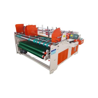 China machinery & Corrugated Folder Hardware Semi-automatic Cardboard Box Press Type Gluer for sale