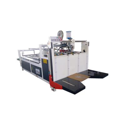 China CLOTHING automatically count semi automatic feeding folding corrugated cardboard box folder gluer machine gluing automatic pre-folding carton for sale