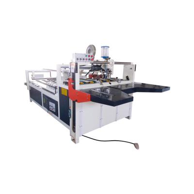 China Semi automatic CLOTHING folder gluer machine for corrugated carton box making sales flexo printing for sale