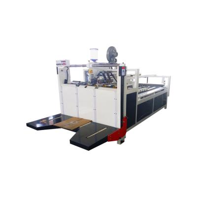 China CLOTHING corrugated cardboard folding gluing automatic box folder gluer machine count automatic for sale