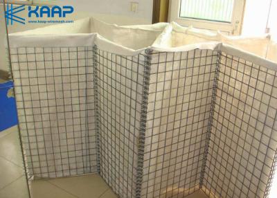 China Muro de contención sumergido caliente de la roca de la malla de alambre, barrera defensiva del envase de las cestas decorativas de Gabion en venta