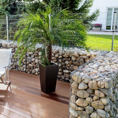 China Decorative 75x75mm Welded Mesh Gabion Box for sale