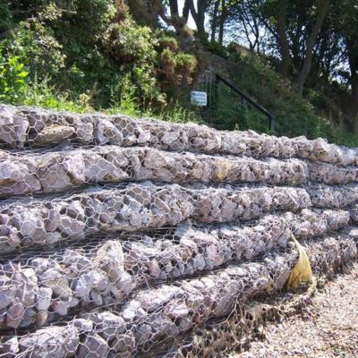 China HDG 80x100 4.0mm Dia Welded Mesh Gabion Baskets zu verkaufen