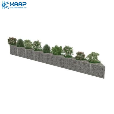 Chine Anti rue et sites de Mesh Gabion Box Decorates Garden soudés par 50x100mm de rouille à vendre