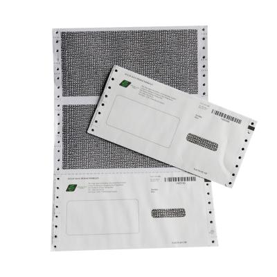 China Computer State Carbonless Paper 241*280mm Security Envelopes Commercial Bag Private Paper for sale