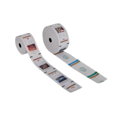 China 80mmx150mm Paper Thermal ATM Rolls Custom Printing UV Logo Bank Receipt Any Size We Can Do for sale