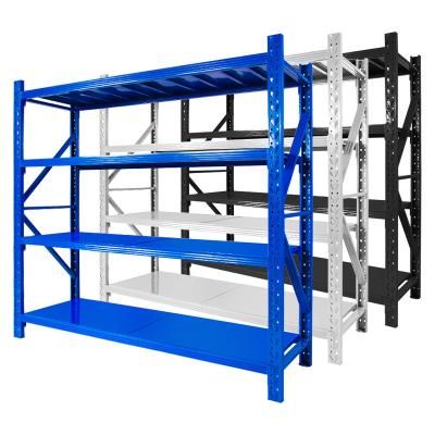 China Corrosion Protection Adjustable Medium Duty Pallet Racking Warehouse Metal Heavy Duty Storage Shelving System for sale