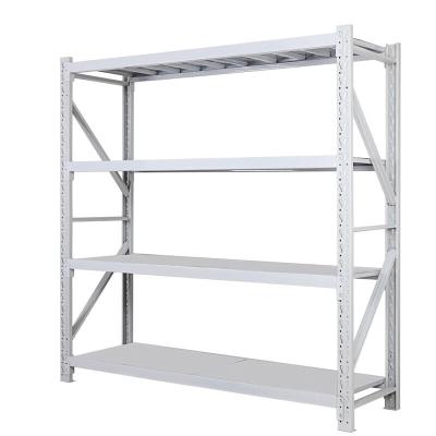 China Corrosion Protection Factory Wholesale Medium Duty Corner Storing Goods Warehouse Load Bearing Shelf Access Shelves for sale