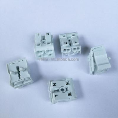 China PA66/UL94 V-0 made in china new type 923-2p replace DG238-10.0 LED light fixture lamp quick press connector for sale