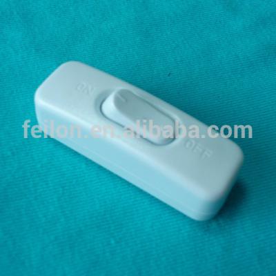 China Built-in PC UL94 V-0 square shape 250V/4A cord switch have circle and M shape type small on/off switches for sale