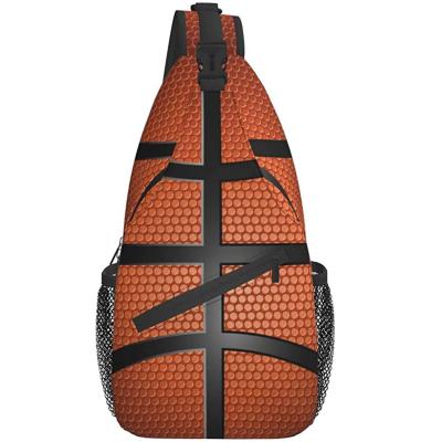 China Sling Bag Basketball Cross - Body Sling Backpack Sling Bag Travel Hiking Chest Bag Daypack Small Cross - Body Sling Backpack for sale