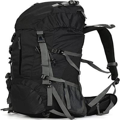 China 50L Outdoor Waterproof Adventure Bag Waterproof Camping Traveling Backpack To Increase Mountain Peak Rucksack For With Rain Cover for sale