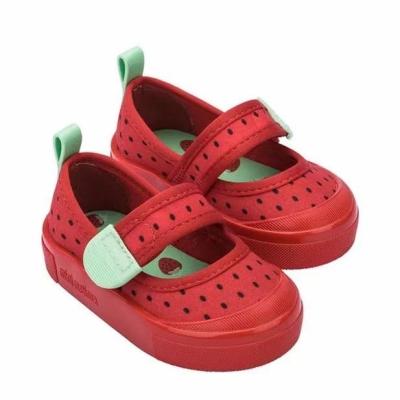 China 2021 HOT SHOES Latest Children's Breathable Shoes Fruit Canvas Kids Board Shoes for sale