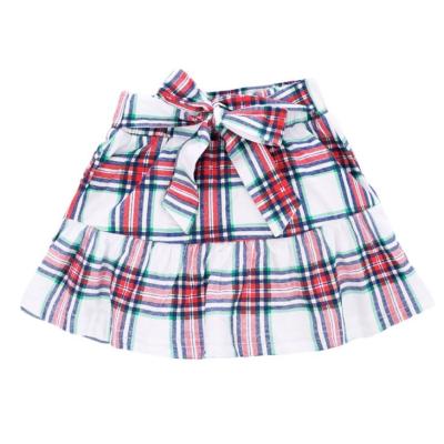 China Summer girl skirt breathable fashion checked 2021 new little girl skirt children's wear for sale