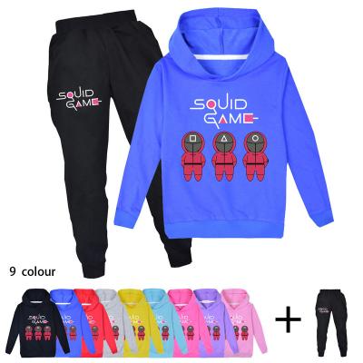 China Squid Game Costume Sweatshirt Cotton Hoodies Anti-Shrink Kids Clothes Girls Baby Boy Winter Jacket Sweatshirts For Gril Kids Sweat for sale