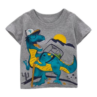 China 2021 New Children's T-shirt Summer Boy's Short Sleeve Top Baby Half Sleeve Casual Children's Breathable Wear for sale