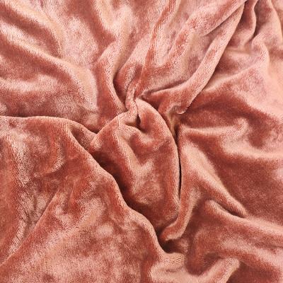 China Single-Sided Coral Textile Woven Velvet Jacquard Fabric Single-Sided Polyester Fleece Home Wear Bedding Home Bedding Shrink-Resistant for sale