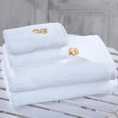 China Diamond Band Design 100% Cotton 600gsm Child Safe Washcloth Bath Set Hotel Hand Towel With Embroidered Logo for sale