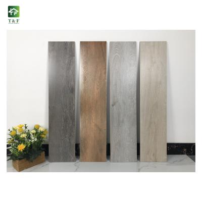 China One Design Has Many 90x20 Texture Surfaces Matte Wooden Tile 200x900mm Brand New Soft Wood Flooring Porcelain Living Room Bedroom Wood Flooring Tiles for sale