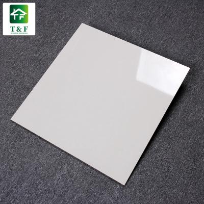 China Modern hot sale floor tile algeria porcelain super shiny white polished tile 8x8 for sale