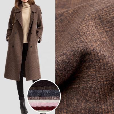 China China Manufacture Classic Anti-Static Warm Tweed Sherpa Fleece Fabric For Winter Coats for sale