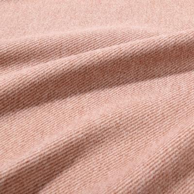 China Anti-Static Customized Wool Looks Polyester Twill Flannel Fleece Fabric For Ladies Winter Coat for sale