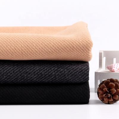 China Anti-Static Hot Selling Twill Double Brushed Polyester Sherpa Fleece Fabric For Daily Wear Women's Overcoat for sale