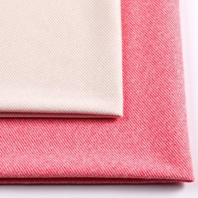 China 2022 New Arrival Anti-static Heavy Stretch Soft 100% Polyester Twill Wool Fabric for sale