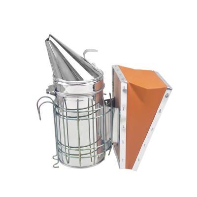 China Hot Bee Farm Reaobiotech Sales Bee Preservation Tools Stainless Steel Bee Smoker for sale