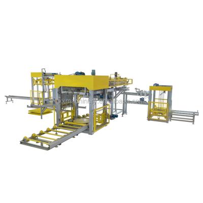 China Building material shops automatic brick stacker reformer-hole for forklift block cuber system for sale