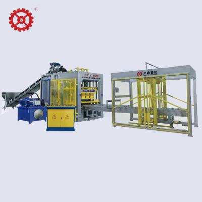 China QT15-15 Factory Vibrated Concrete Block Making Machine Paver Full Automatic Block Machine for sale