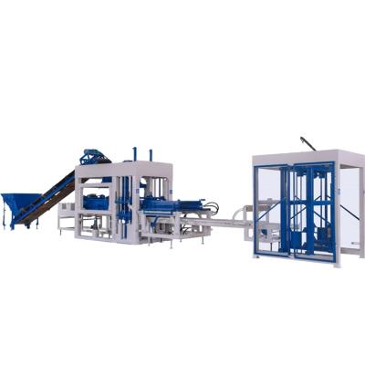 China QT5-15 Building Material Stores Interlock Brick Molding Machine QT5-15 Remote Control Unburnt Automatic Interlock Ash Clay Brick Making Machine Prices. for sale