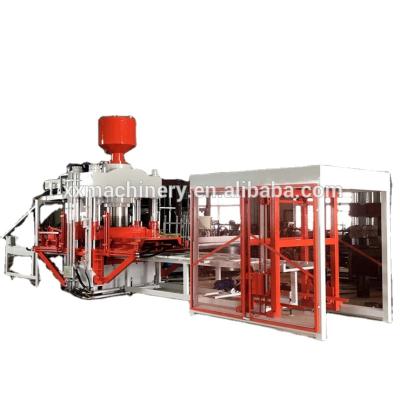 China Fully automatic building material stores low noise level static press block making machine XXT-600 bidirectional hydraulic lime sand bric.ng machine for sale