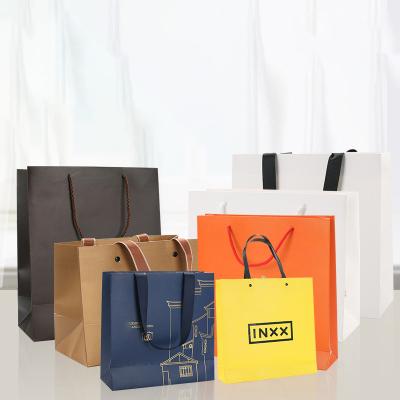 China Recycled materials customize all kinds of beautiful shopping paper bags, gift paper bags and business paper bags for sale