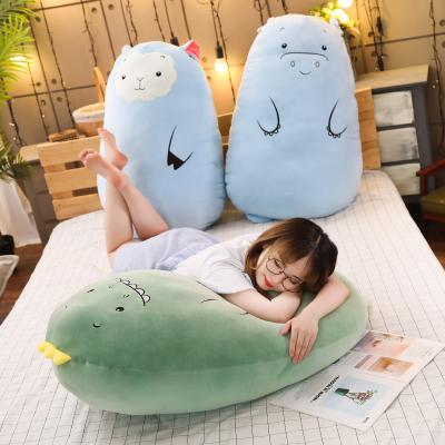 China Dinosaur Stuffed Toy Soft And Cute Little Dinosaur Stuffed Doll Gifts 90cm Sofa Cushion Pillow Custom New for sale