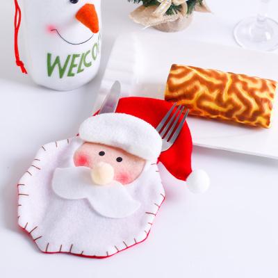 China Fashion/Cute Restaurant Holiday Party Set Creative Christmas Decorations Cartoon Cutlery Set for sale