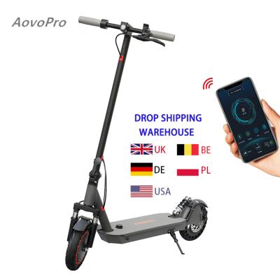 China LED Light AovoPro Poland Warehouse LCD Display + EU Drop 10 Inch ESMAX 350w Portable Adult 2 Wheel Escooter High Quality Shipping E Scooter for sale