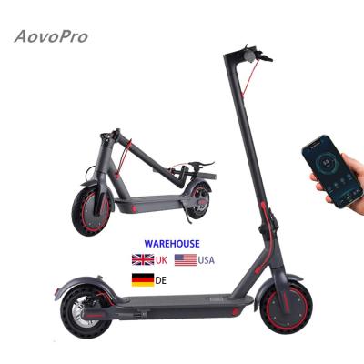 China Aovopro EU 350w Motor E Motor Scoter Unisex Ip65 Waterproof 8.5 Inch Elektrikli Scooter Dual Brake Elektirikli Scoter for sale