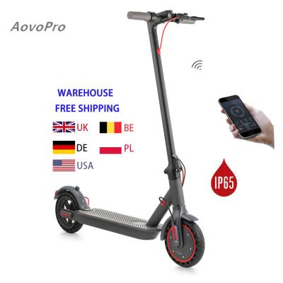 China LCD Display Screen + APP LED Light AOVOPro Europe USA Warehouse Drop Shipping M365pro Waterproof 10.5AH Battery 35Km Motor 350W Adult Electric Scooter for sale