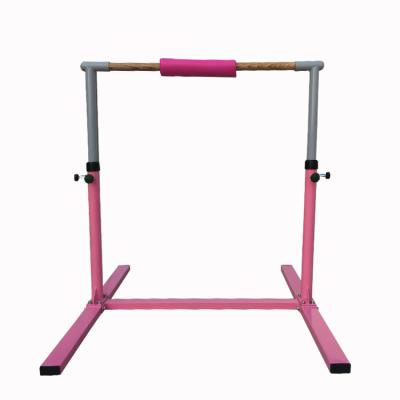 China Eco-Friendly Mini Gymnastics Adjustable Kids Horizontal Portable Bar for sale